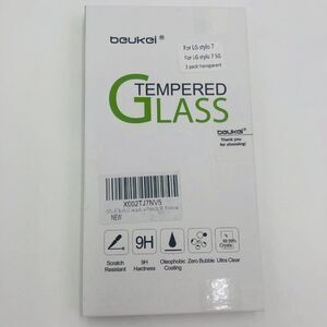 Brand New BEUKEI Tempered Glass‎ For LG Stylo 7 Screen Protector